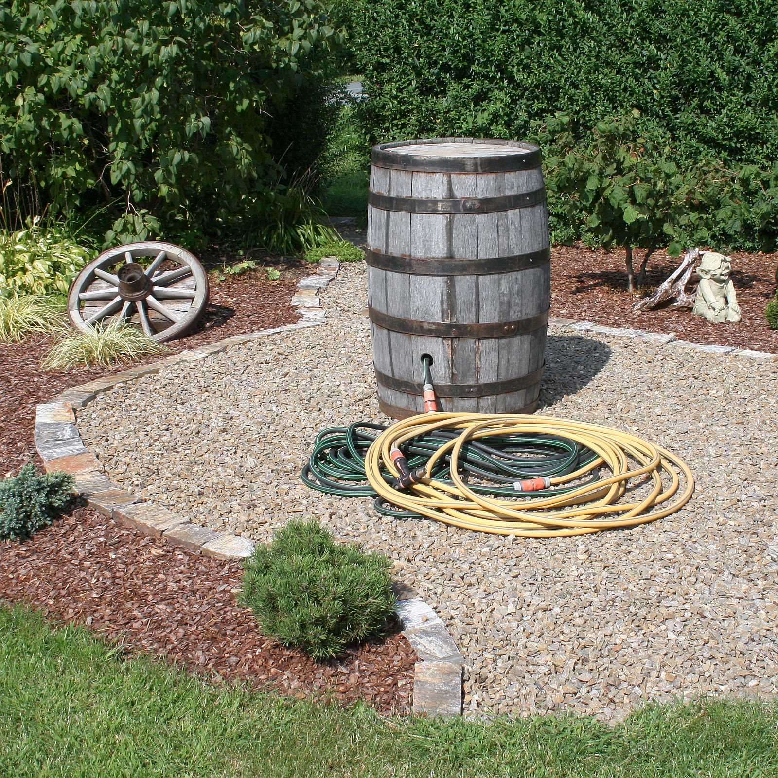 Ziersplitt 8/16 abgesackt, ca. 25 kg / Sack