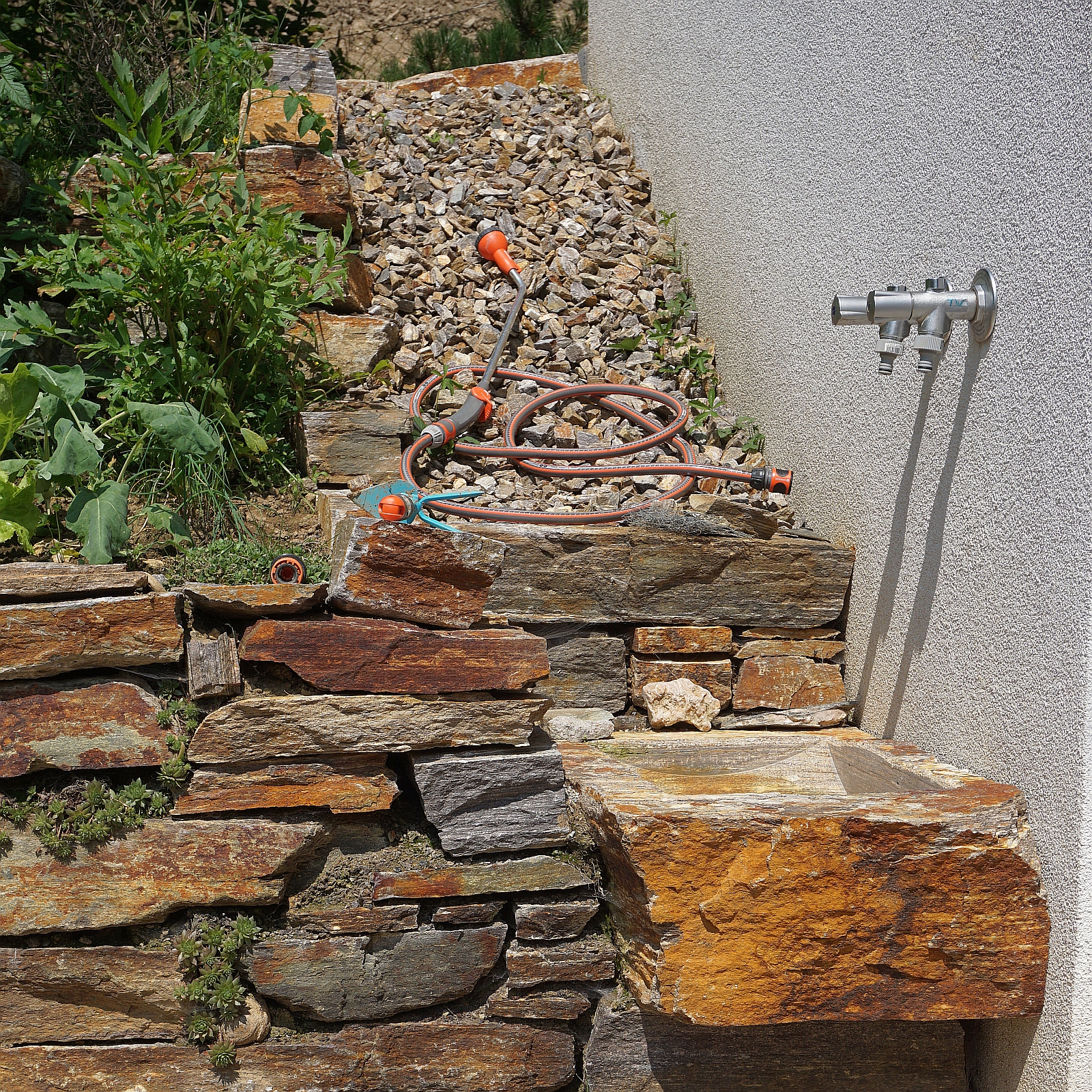 Ziersplitt 30/50 abgesackt, ca. 25 kg / Sack